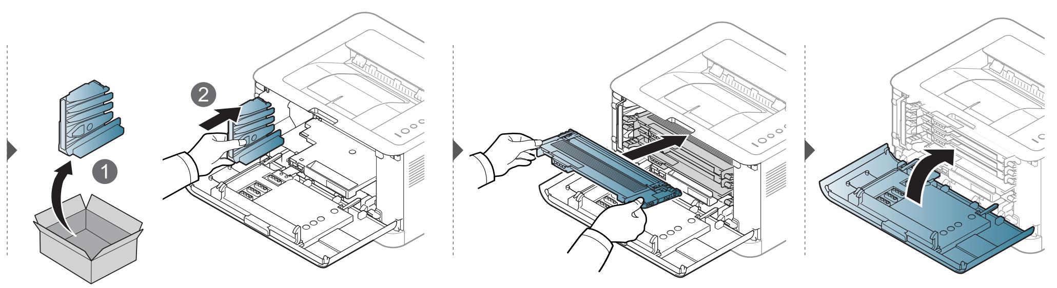 SAMSUNG PROXPRESS SL-C3010ND - Remplacement du récapuérateur de toner usage - 2