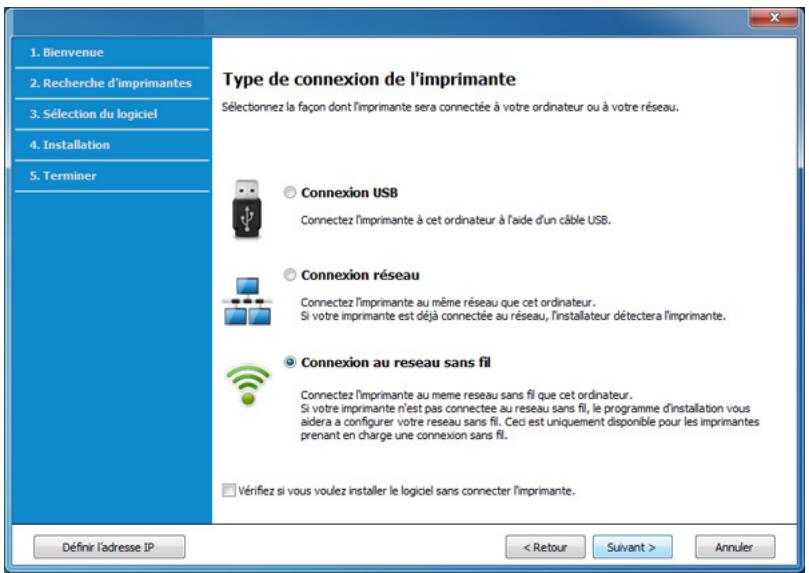 SAMSUNG PROXPRESS SL-C3010ND - Configuration du réseau sans fil - 1