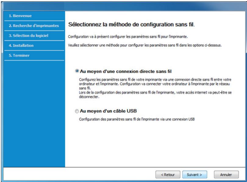 SAMSUNG PROXPRESS SL-C3010ND - Configuration du réseau sans fil - 2
