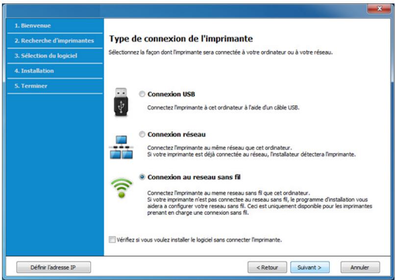 SAMSUNG PROXPRESS SL-C3010ND - Configuration du réseau sans fil - 1