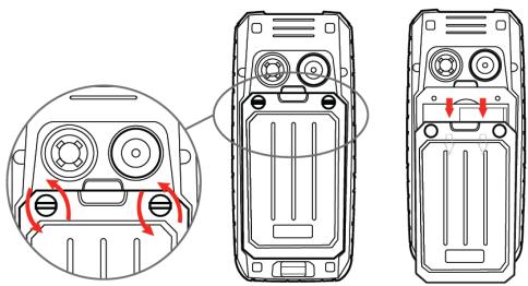 ENERGIZER ENERGY E10 - Instale o cartao SIM e a bateria - 1