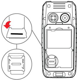 ENERGIZER ENERGY E10 - Installer la batterie et la carte SIM - 5