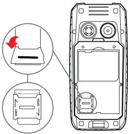 ENERGIZER ENERGY E10 - Insertar una tarjeta de memoria (optional) - 2