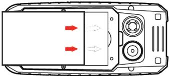 ENERGIZER ENERGY E10 - Install the SIM card and battery - 3