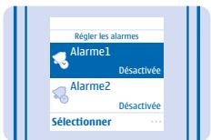 NOKIA LUMIA 635 LTE - Régler une alarme - 2