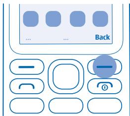 NOKIA N208 - Open an app or select a feature - 2