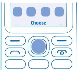 NOKIA N208 - Open an app or select a feature - 1