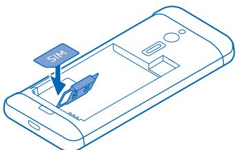 NOKIA N208 - Insert the SIM, memory card, and battery - 4