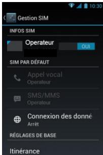 THOMSON SEREA 49 - Connexion avec la carte SIM 3G - 5