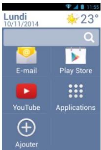 THOMSON SEREA 49 - Afficher des applications sur la page d'accueil SEREA - 4