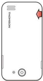 THOMSON SEREA 49 - Insertion de la carte SIM et de la carte mémoire - 1