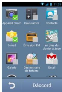 THOMSON SEREA 49 - Afficher des applications sur la page d'accueil SEREA - 3
