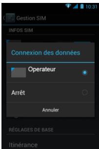 THOMSON SEREA 49 - Connexion avec la carte SIM 3G - 6