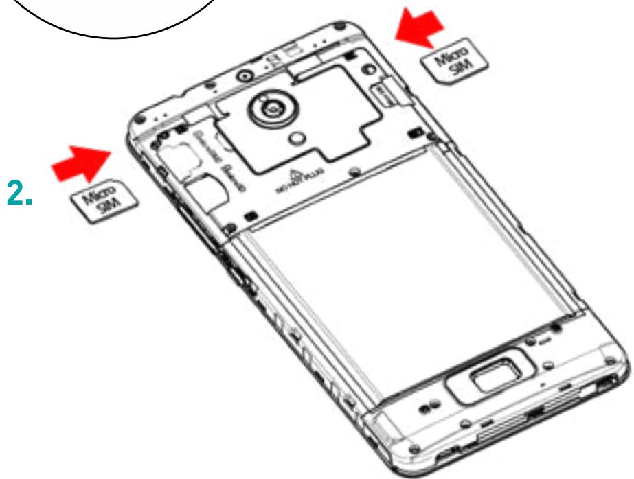 WIKO LENNY 3 MAX - - Simkaarten invoegen - 2 SIM - 4