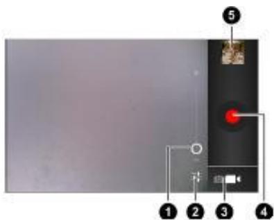 ZTE BLADE L7 - Enregistrer une vidéo - 1