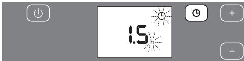 DELONGHI PAC AN112 SILENT - Programmation de la minuterie - 1