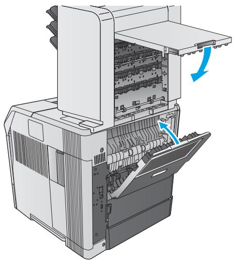 HP LASERJET MANAGED MFP E62565 - Élimination des bourages papier dans la trieuse à 5 bacs - 5