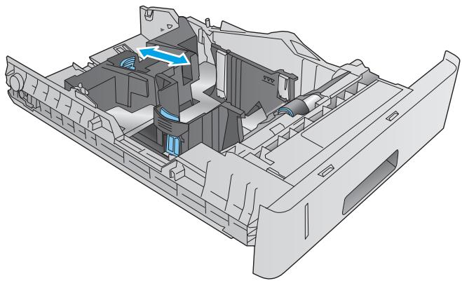 HP LASERJET MANAGED MFP E62565 - Chargement du papier dans le bac à support personnalisé - 3