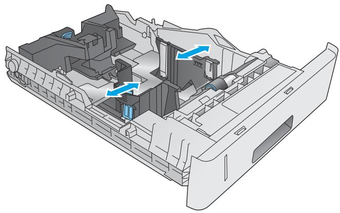 HP LASERJET MANAGED MFP E62565 - Chargement du papier dans le bac à support personnalisé - 2