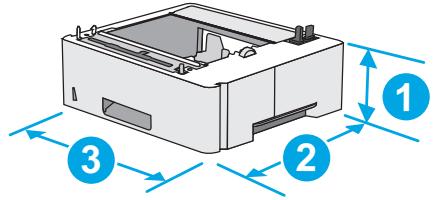HP XPRESS SL-C4060FX - Dimensions de l'imprimante - 5