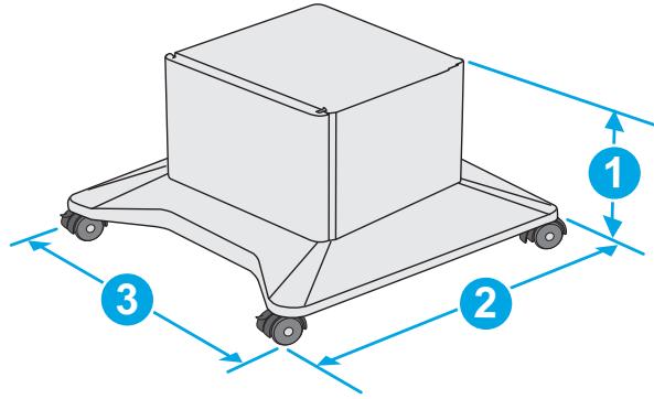 HP XPRESS SL-C4060FX - Dimensions de l'imprimante - 7