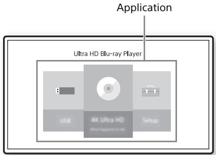 SONY BRP 1100 - Affichage de l'écran d'accueil - 1