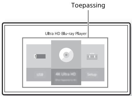 SONY BRP 1100 - Het hoofdscherm weergeven - 1