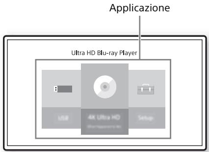 SONY BRP 1100 - Display della schermata del menu iniziale - 1