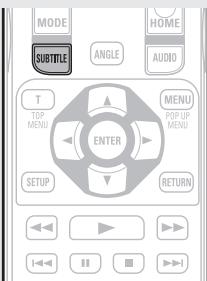 DENON DBT 3313 - Appuyez sur SUBTITLE pendant la lecture. - 2