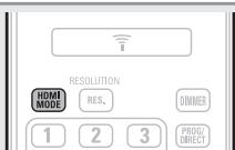 DENON DBT 3313 - Appuyez sur HDMI MODE. - 1