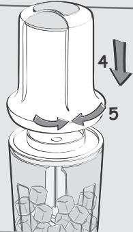 MOULINEX MINI-HACHOIR MULTIMOULINETTE 3 LAMES AT714G32 - Moulinex multi moulinette - 9