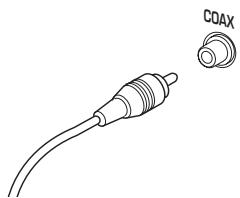 MARANTZ DV 3002 - Connessione di cavi coassiali - 1