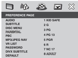 MARANTZ DV 3002 - PARENTAL (föräldralås) - 1