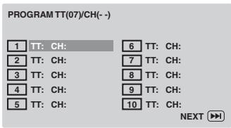 MARANTZ DV 3002 - PROGRAMME (PROGRAM) - 1