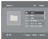 SAMSUNG SH895 - Menu Clips para MP3/WMA/JPEG/MPEG4/CD Audio - 1
