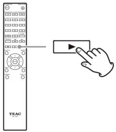 TEAC CDP650 - Appuyez sur la touche Lecture (▶) pour lancer la lecture. - 1
