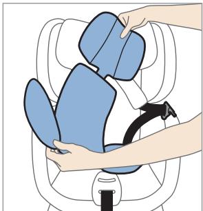 RECARO ZERO.1 - Lapsen kiinnitys (voiden korkeussaedollä) - 8