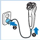 PHILIPS BT7201/16 - Carica tramite adattatore - 1
