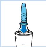 PHILIPS BT7201/16 - Charge dans le système SmartClean (certains modèles uniquement) - 2