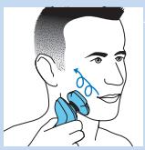 PHILIPS BT7201/16 - Période d'adaptation de la peau - 1