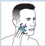 PHILIPS BT7201/16 - Barbear a pele húmida - 1