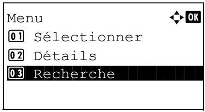 KYOCERA 1030 & FS-1030D,MV - Recherche dans le carnet d'adresses externe - 2