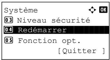 KYOCERA 1030 & FS-1030D,MV - Redémarrage du système - 3