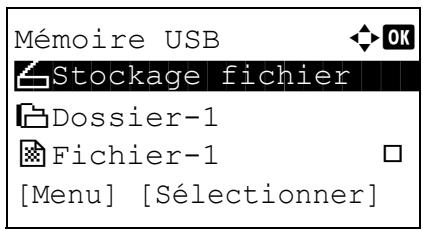 KYOCERA 1030 & FS-1030D,MV - Retrait de la mémoire USB - 2