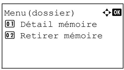 KYOCERA 1030 & FS-1030D,MV - Retrait de la mémoire USB - 3
