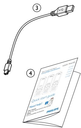 ③ ④ PHILIPS Need help! VICE BRANCH Quick start guide PHILIPS