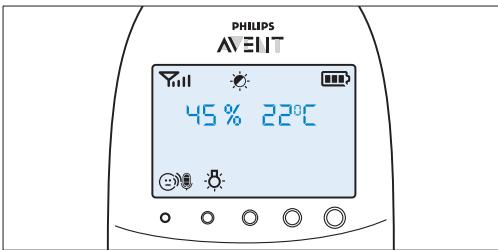PHILIPS AVENT ECOUTE-BEBE SDC620 - Temperatur - 1