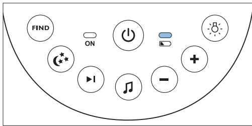 PHILIPS AVENT ECOUTE-BEBE SDC620 - Akun latauksen merkkivalo - 1
