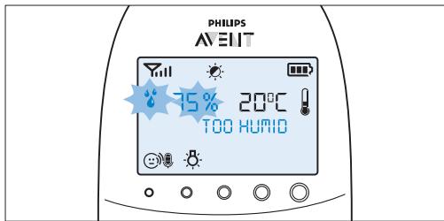 PHILIPS AVENT ECOUTE-BEBE SDC620 - Humidité - 3