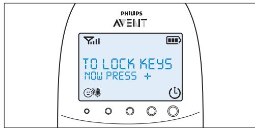 PHILIPS AVENT ECOUTE-BEBE SDC620 - Bloqueo - 1